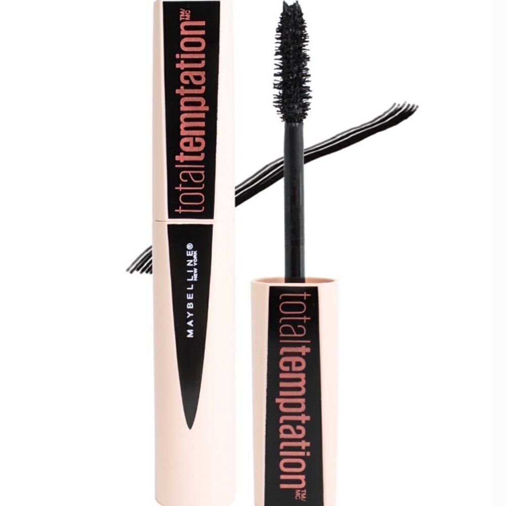 🦋 Maybelline Total Temptation Mascara Blackest Black New Full Size
